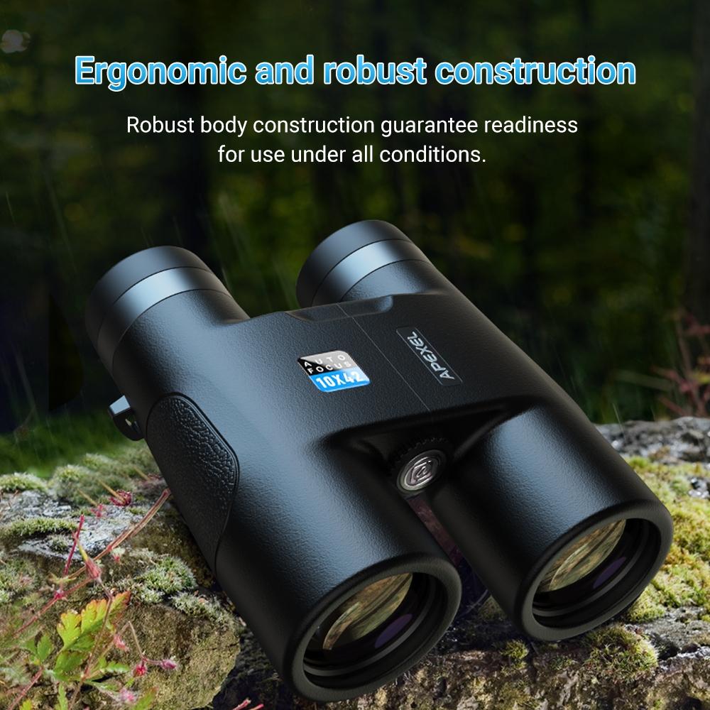 NNEIDS Autofocus 10X42 Binoculars - Fixed Focus Black-1